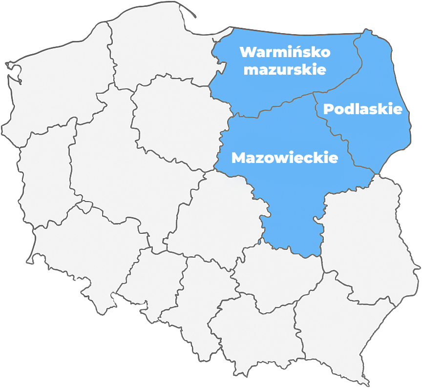 Mapa województw
